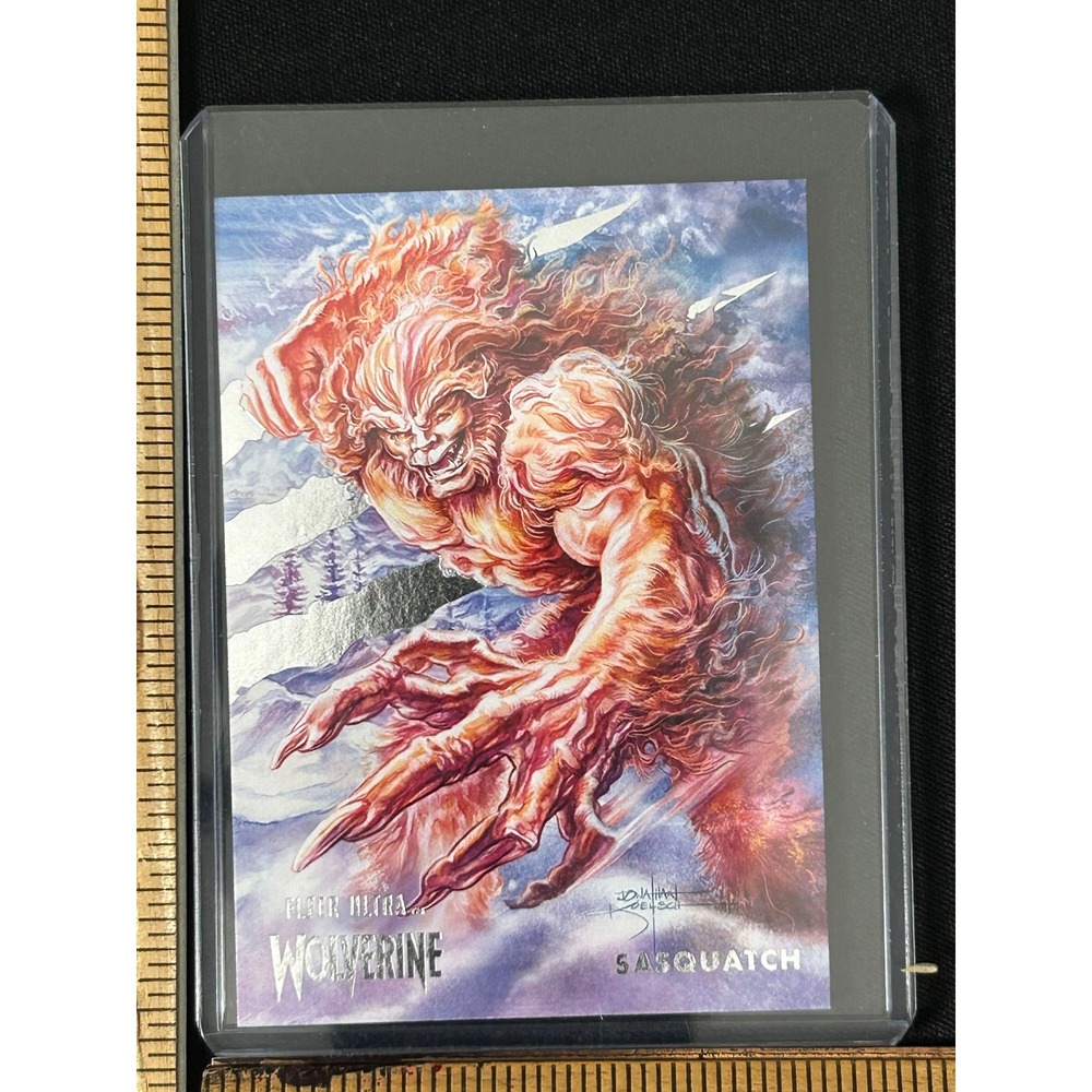 Marvel Wolverine Sasquatch Card 1993 Fleer Ultra Foil‎